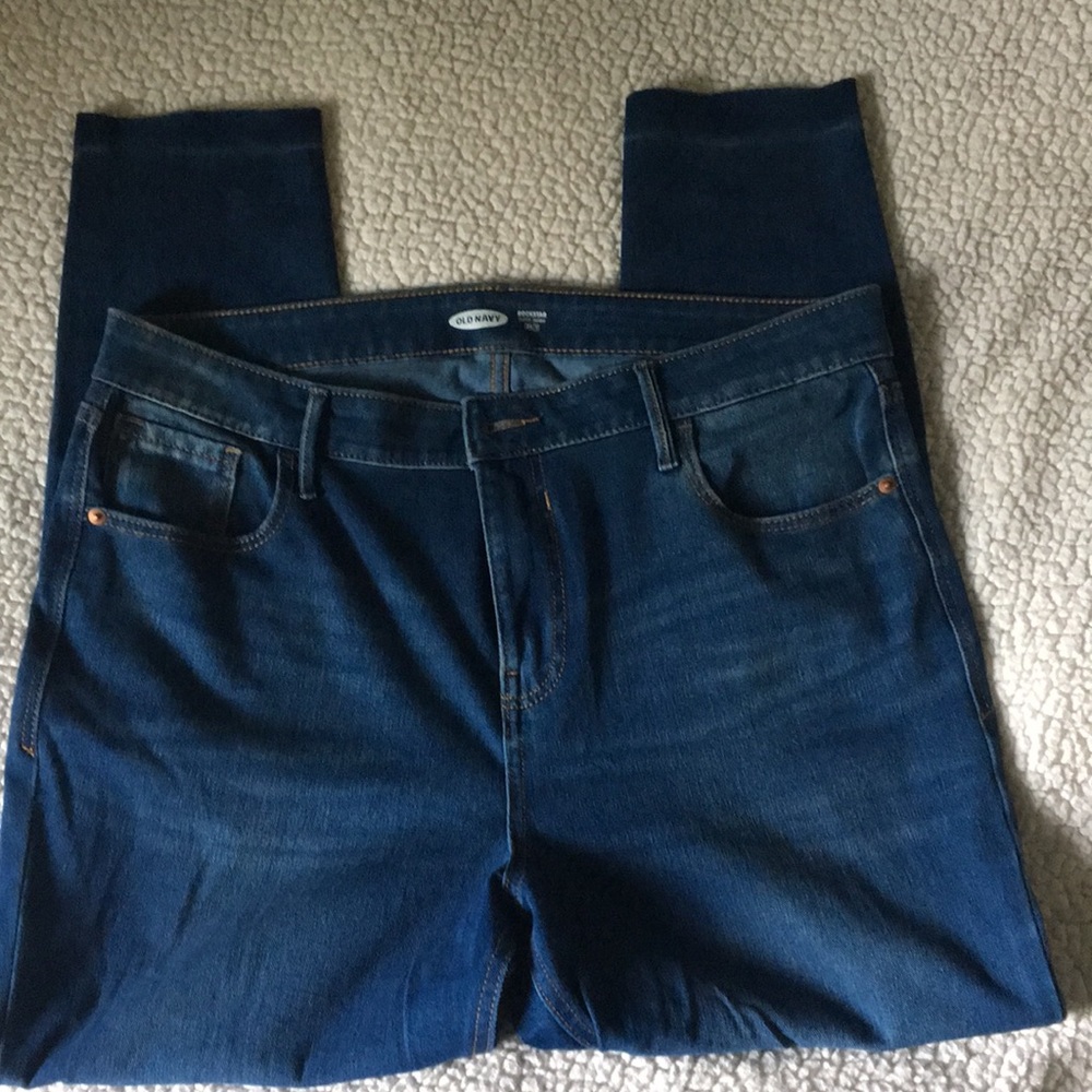 Old Navy high rise rockstar super skinny jeggings